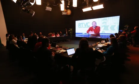 RTVC inició el empalme con la delegación del Gobierno Nacional entrante