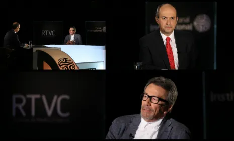 Carlos Arturo Velandia en´Conversemos de Paz´con Dario Fernando Patiño en 