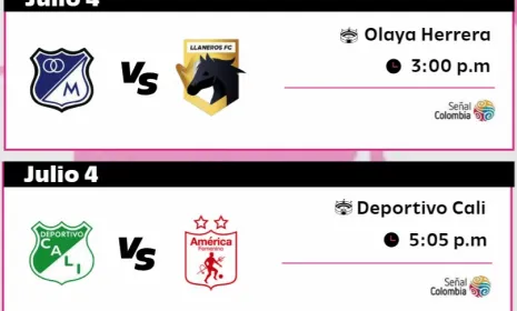 ¡Prográmese! Doblete de la Liga Femenina de Fútbol por Señal Colombia