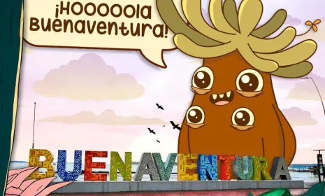 Frailejón Ernesto Pérez recorre el Pacífico colombiano dando abracitos de agua