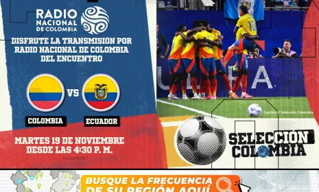 Radio Nacional de Colombia transmite Colombia vs. Ecuador