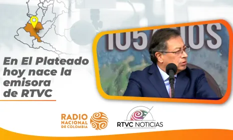 Por primera vez Radio Nacional de Colombia transmite desde El Plateado para todo el país