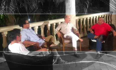 Conversemos en Paz, César Espinoza, Carlos Smith y Simón Hernández 