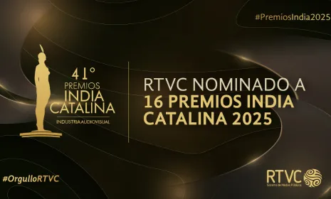 RTVC Noticias nominado a ‘Mejor noticiero nacional’ y ‘Noticiero favorito del público’ en los Premios India Catalina 