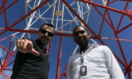 Juan Pablo Bieri, gerente RTVC estación San Andrés