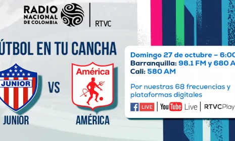 Junior busca redimirse en casa frente al líder América de Cali