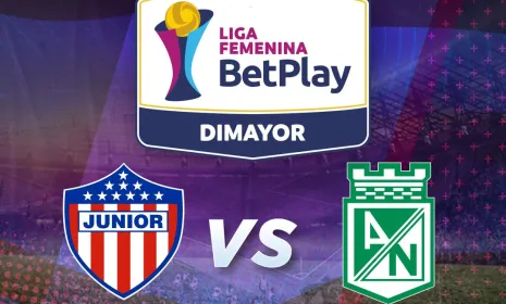 Junior vs Nacional, vive la Liga Femenina de fútbol por Señal Colombia