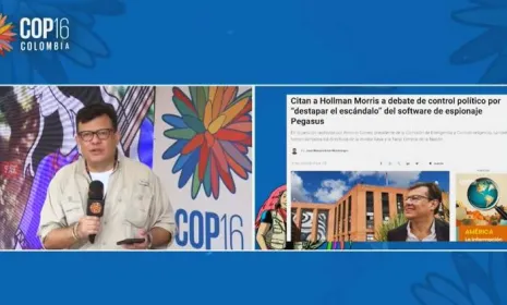 “Lo que se sabe de Pegasus es gracias a la investigación periodística de Señal Colombia y Revista Raya”: Hollman Morris