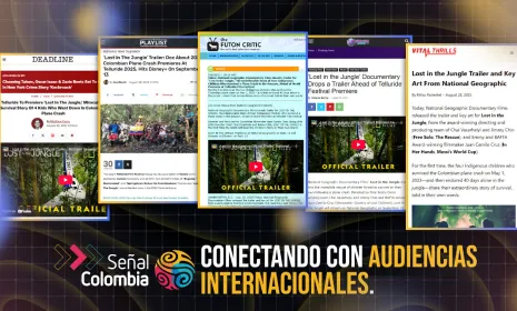 ‘LOST IN THE JUNGLE’, el documental de National Geographic en asocio con Señal Colombia que da la vuelta por los medios de comunicación mundiales