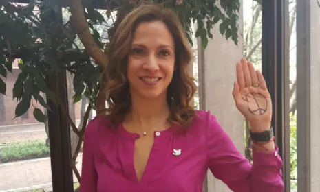 Maria Claudia Lacouture. Foto tomada de Twitter: https://twitter.com/mclacouture