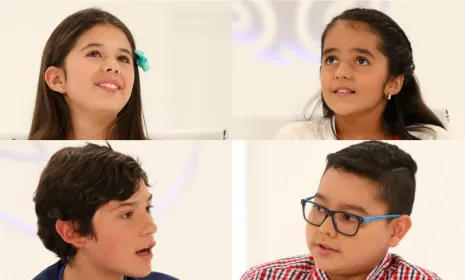 Niños hablan de Paz con Ricardo Santamaría