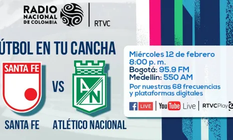 Duelo de gigantes en el Campín, Santa Fe recibe a Atlético  Nacional