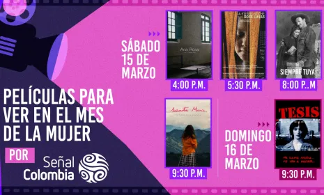 Las mujeres siguen de protagonistas este fin de semana en el ciclo de cine de Señal Colombia