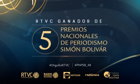 RTVC recibe cinco Premios Simón Bolívar 2023 a los mejores trabajos periodísticos en Colombia