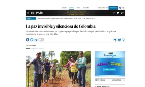 Las paz silenciosa en medios de comunicación