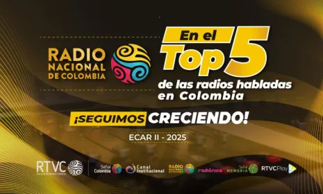 Radio Nacional de Colombia en el Top 5 de las emisoras habladas del país