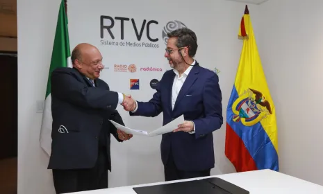 RTVC firma alianza con RAI Italia para intercambio de contenidos