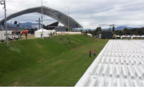 Parque Simón Bolívar Visita papa Francisco en Colombia