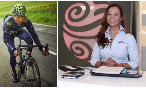 ´Goga“ Ruiz y Nairo Quintana, protagonistas de Ruta del Sur