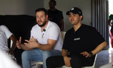 Diego Ruzzarin conversó con bonaverenses del programa Jóvenes en Paz