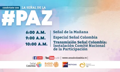 Señal Colombia, la señal de la paz, transmitirá la instalación de la Mesa de Diálogos de Paz entre el Gobierno Nacional y el ELN