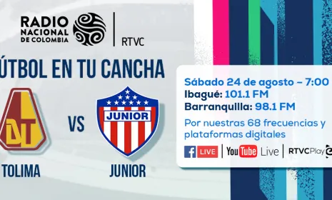Análisis y dónde escuchar el partido Tolima vs. Junior