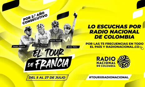 El Tour de Francia se vivió intensamente por Radio Nacional de Colombia