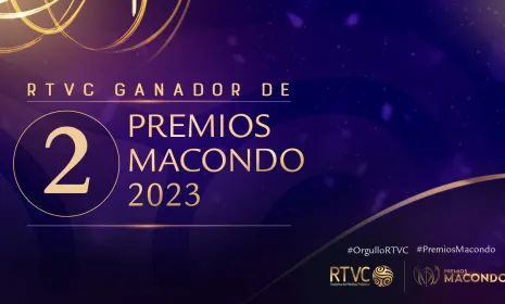 RTVC recibe 2 Premios Macondo 2023 a lo mejor de la industria cinematográfica en Colombia