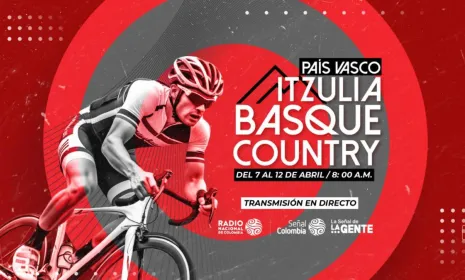 Viva en directo cómo cuatro colombianos van a la conquista de la Vuelta al País Vasco