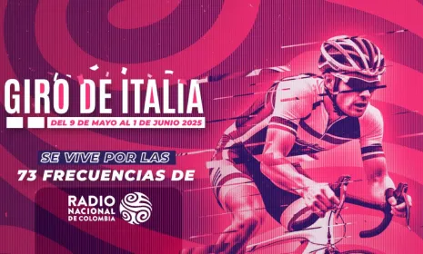 El Giro de Italia 2025 se vive por Radio Nacional de Colombia