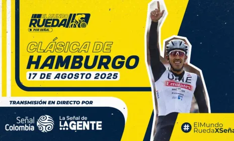 Colombia rueda en Alemania y Señal Colombia lleva la emoción de la Clásica de Hamburgo