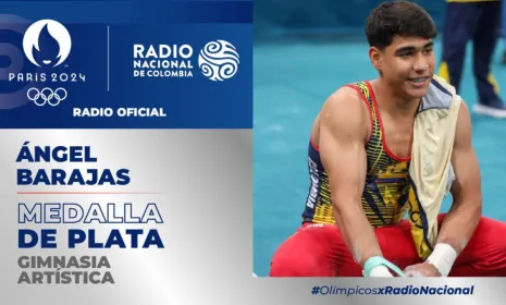 Escuche cómo Ángel Barajas gana la primera medalla para Colombia en los Juegos Olímpicos París 2024