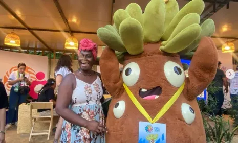 Frailejón Ernesto Pérez deslumbró como embajador de la COP16