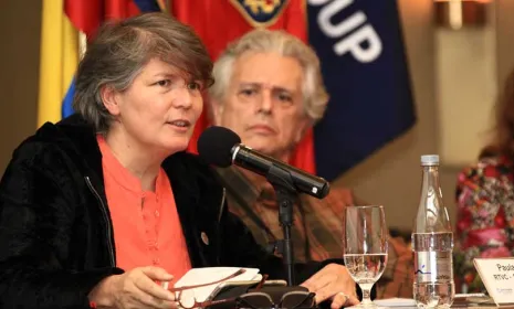 Paula Arenas en el Foro de Medios Públicos de Latinoamérica