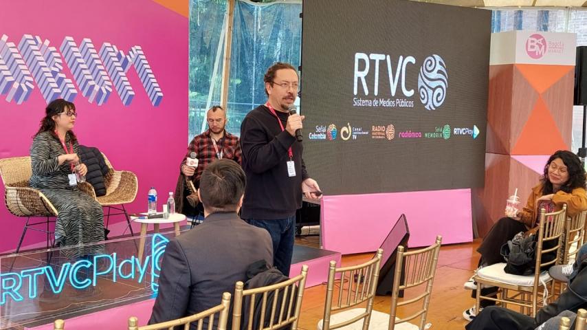 RTVC dice presente en el Bogotá Audiovisual Market 2023