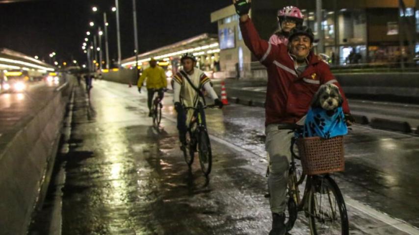 Todo lo que debes saber sobre la nueva ciclovía nocturna en Bogotá