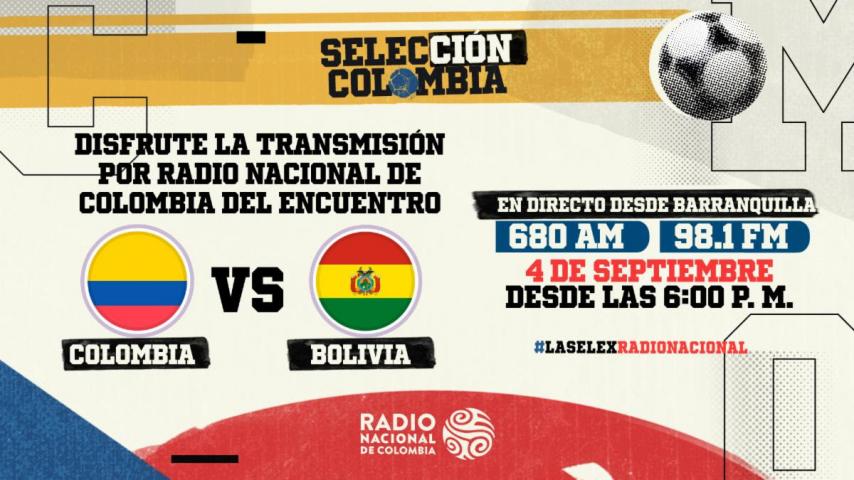 En cuál frecuencia de radio se escuchará el partido que podría clasificar a Colombia al Mundial de fútbol de 2026