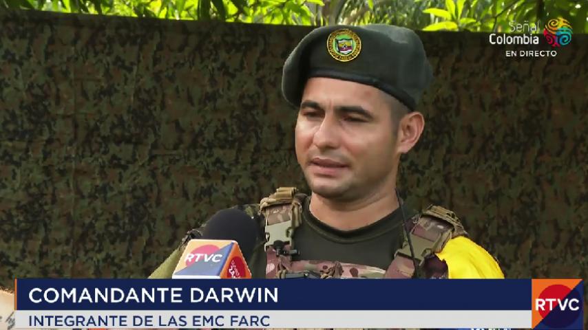 Primicia RTVC Noticias con el comandante de las disidencias de las FARC
