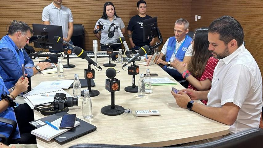 Misión de la ONU visita emisora de Paz de San José del Guaviare 