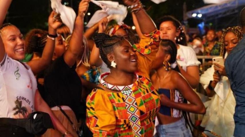 La vicepresidenta Francia Márquez, protagonista en el festival Petronio Álvarez