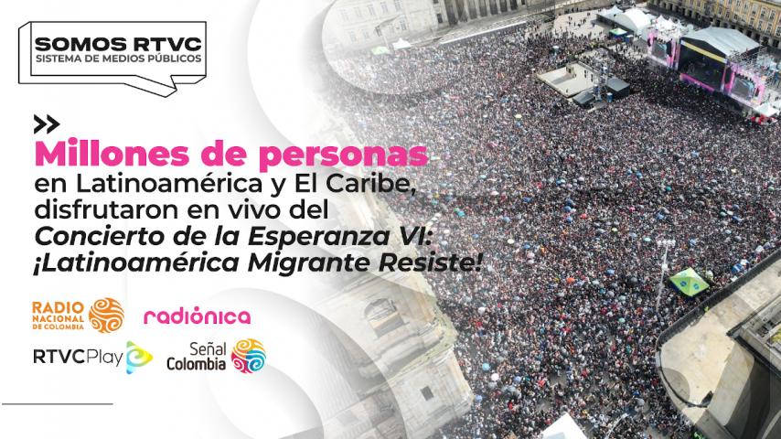 Millones de corazones cantaron a la esperanza