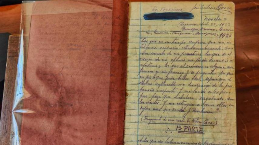 RTVC en la FilBo: Señal Colombia tuvo acceso al manuscrito de La Vorágine