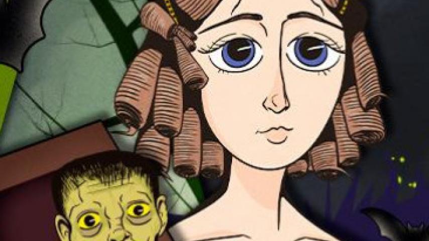 La escritora Mary Shelley, al estilo de Mi Señal