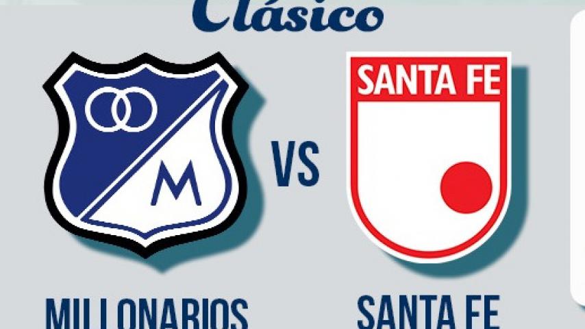 ¡Este martes! Millonarios vs Santa Fe por Radio Nacional