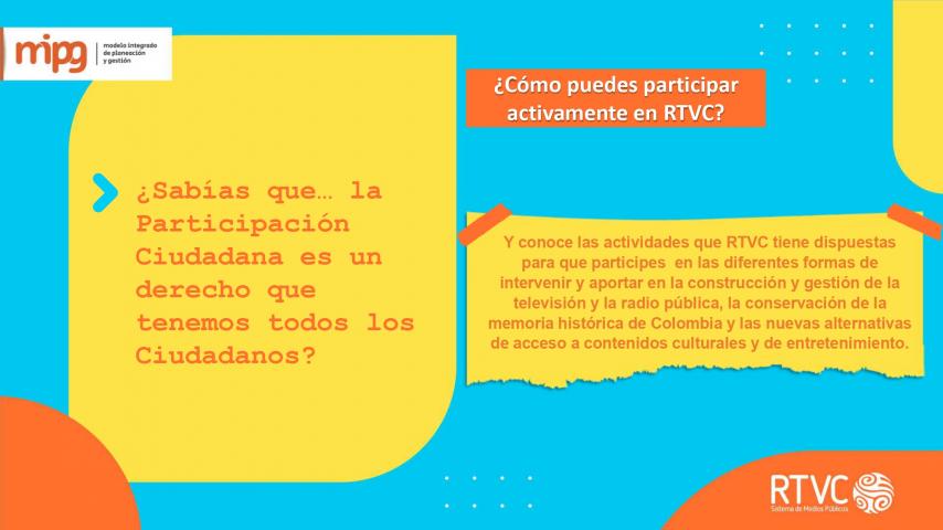 ¡Participa! Ayúdanos a planear la socialización de nuestra Rendición de Cuentas