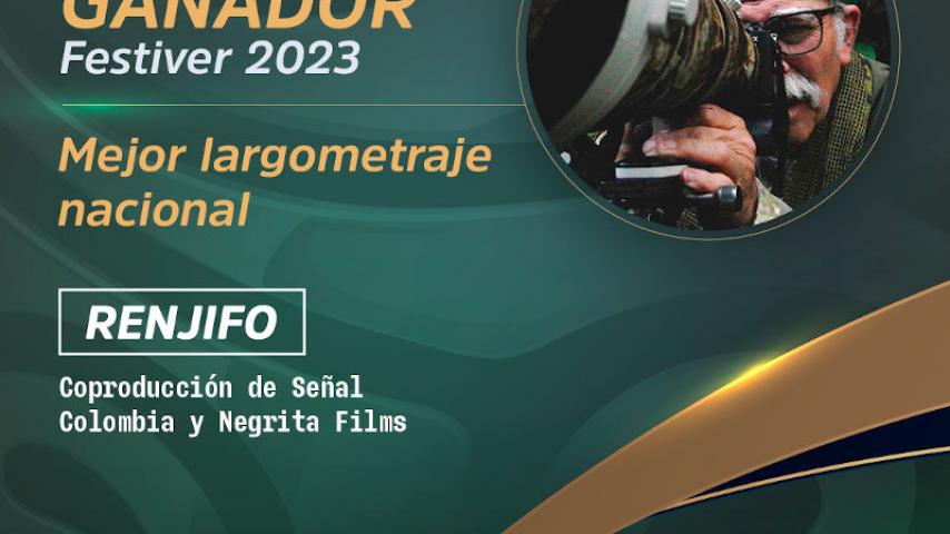 RTVC gana el premio a "Mejor largometraje documental" en Festiver 2023