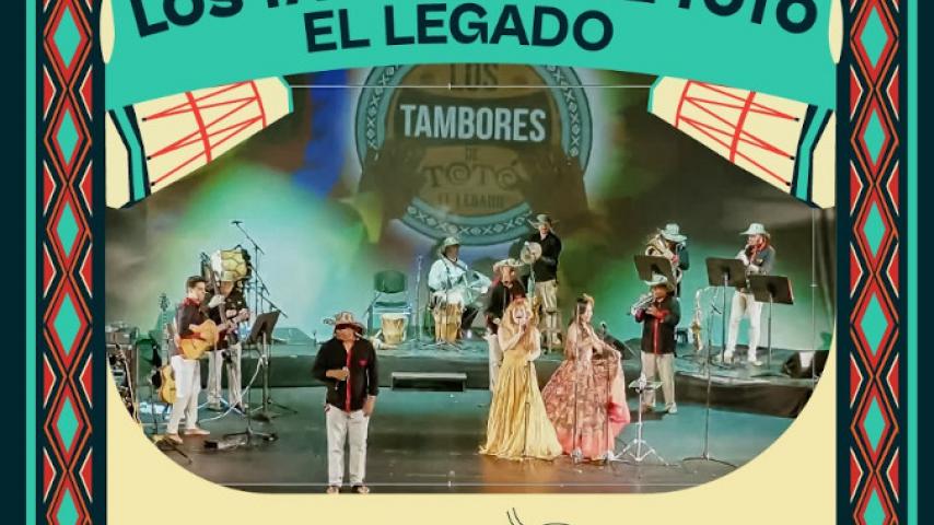 "Los tambores de Totó", la primera transmisión por radio y televisión pública como medios oficiales del Centro Nacional de las Artes