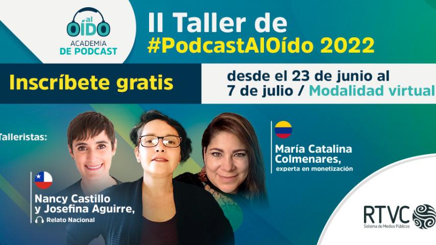 Las propuestas seleccionadas para nuestro taller de Podcast al Oído