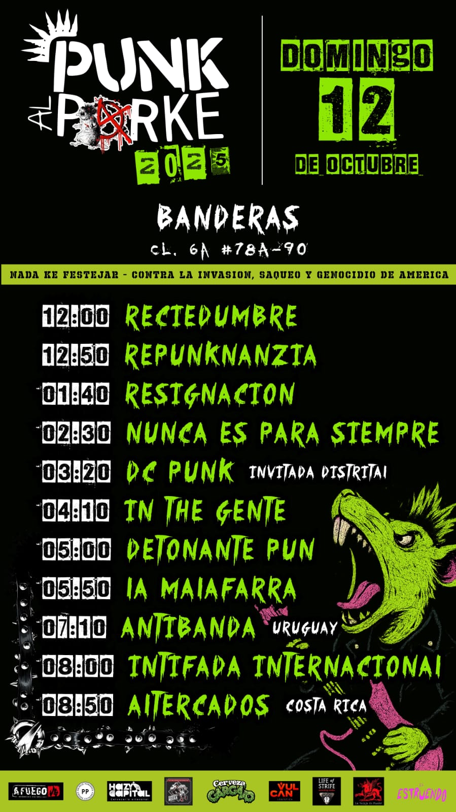 Punk al Parque: cartelera día #2