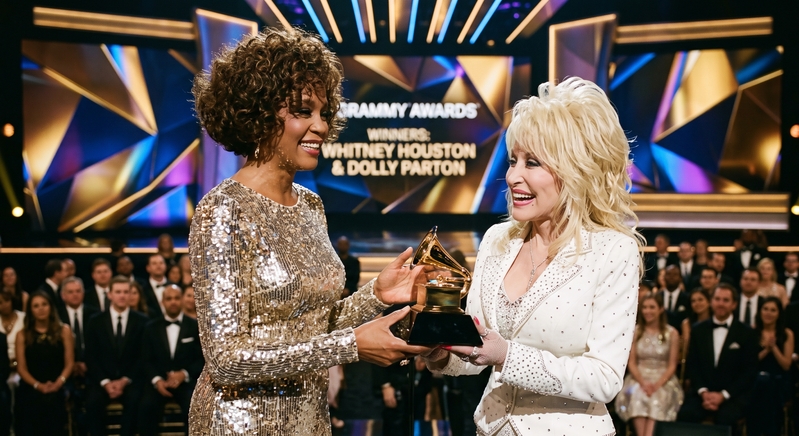 Whitney Houston y Dolly Parton